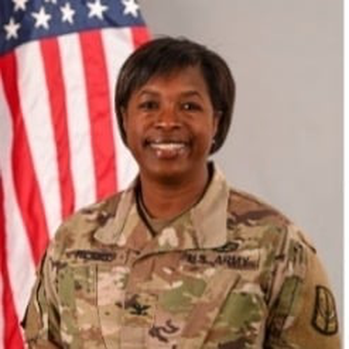 Colonel Linda Riedel (Chief of Staff and former Brigade Commander at SC Army National Guard and 228th Theater Tactical Signal Brigade)